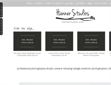 Tablet Screenshot of hannerstudios.com